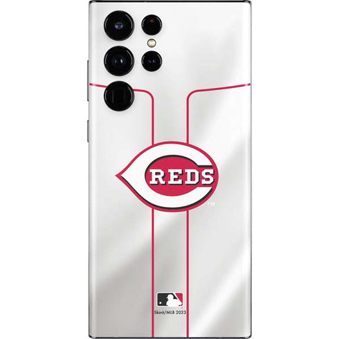 MLB Cincinnati Reds Home Jersey Galaxy S22 Ultra Skin