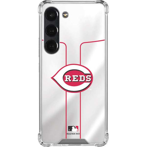 MLB Cincinnati Reds Home Jersey Galaxy S23 Clear Case