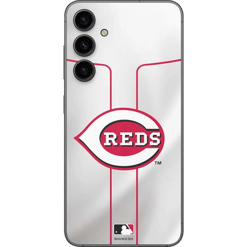 MLB Cincinnati Reds Home Jersey Galaxy S23 FE Skin