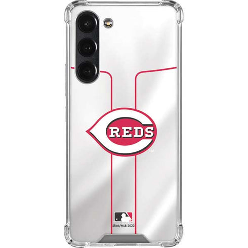 MLB Cincinnati Reds Home Jersey Galaxy S23 Plus Clear Case