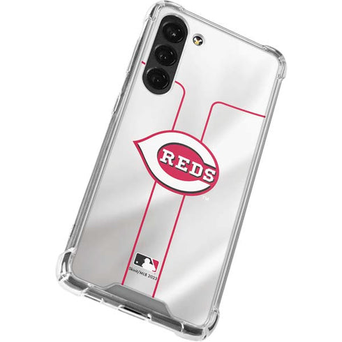 MLB Cincinnati Reds Home Jersey Galaxy S23 Plus Clear Case