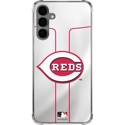 MLB Cincinnati Reds Home Jersey Galaxy S24 Plus Clear Case