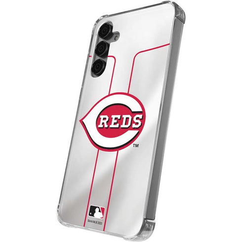 MLB Cincinnati Reds Home Jersey Galaxy S24 Plus Clear Case