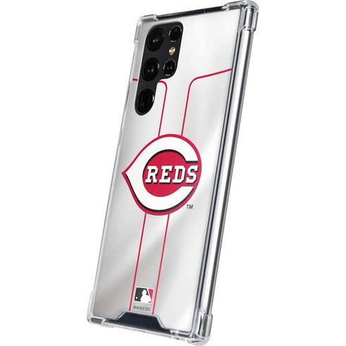 MLB Cincinnati Reds Home Jersey Galaxy S24 Ultra Clear Case