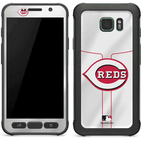 MLB Cincinnati Reds Home Jersey Galaxy S7 Active Skin