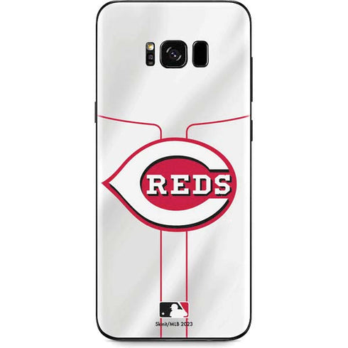 MLB Cincinnati Reds Home Jersey Galaxy S8 Skin