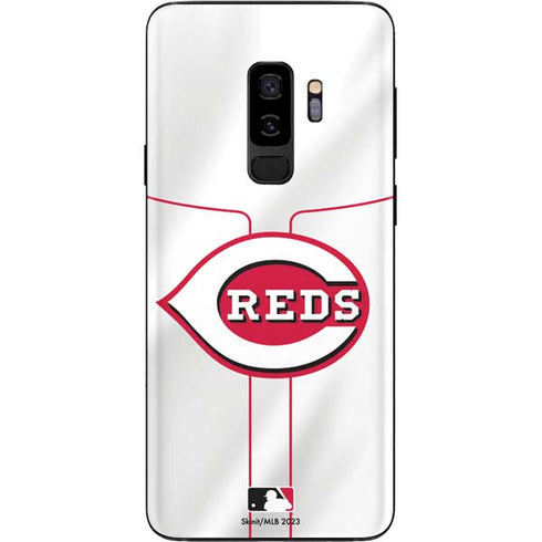 MLB Cincinnati Reds Home Jersey Galaxy S9 Plus Skin