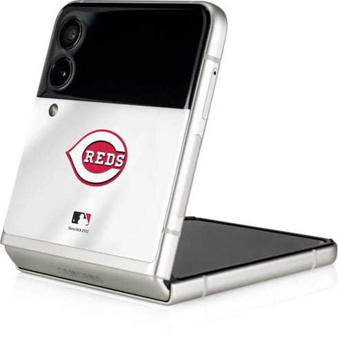 MLB Cincinnati Reds Home Jersey Galaxy Z Flip4 5G Skin