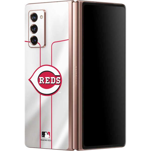 MLB Cincinnati Reds Home Jersey Galaxy Z Fold2 5G Skin