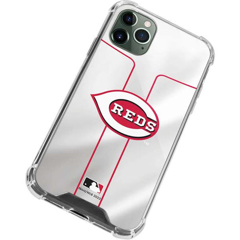 MLB Cincinnati Reds Home Jersey iPhone 12 Pro Clear Case