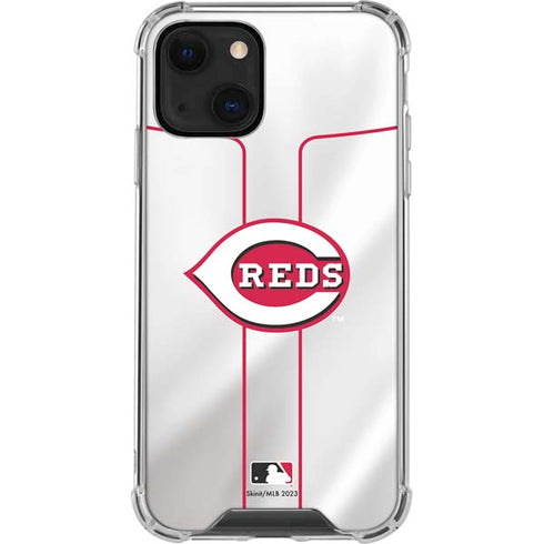 MLB Cincinnati Reds Home Jersey iPhone 13 Mini Clear Case