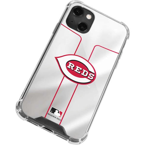 MLB Cincinnati Reds Home Jersey iPhone 13 Mini Clear Case