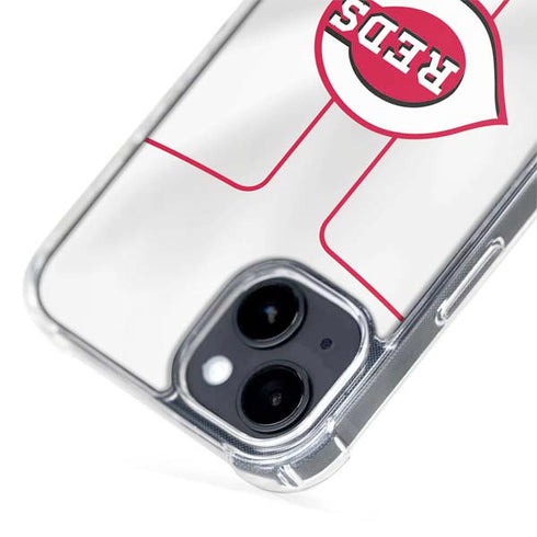 MLB Cincinnati Reds Home Jersey iPhone 15 Plus MagSafe Case