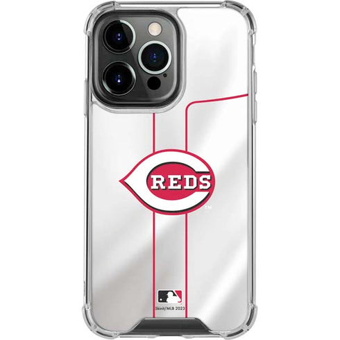 MLB Cincinnati Reds Home Jersey iPhone 14 Pro Clear Case