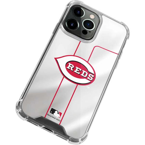 MLB Cincinnati Reds Home Jersey iPhone 14 Pro Clear Case