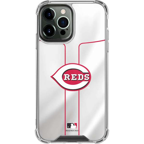 MLB Cincinnati Reds Home Jersey iPhone 14 Pro Max Clear Case
