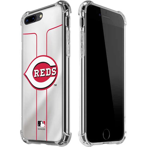 MLB Cincinnati Reds Home Jersey iPhone 7/8 Plus Clear Case