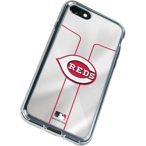 MLB Cincinnati Reds Home Jersey iPhone SE (2nd & 3rd Gen) Clear Case