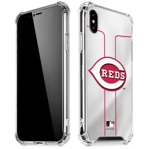 MLB Cincinnati Reds Home Jersey iPhone XS Max Clear Case