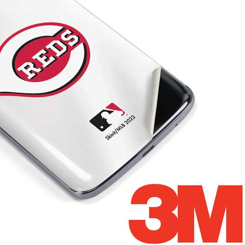 MLB Cincinnati Reds Home Jersey Moto E5 Plus Skin