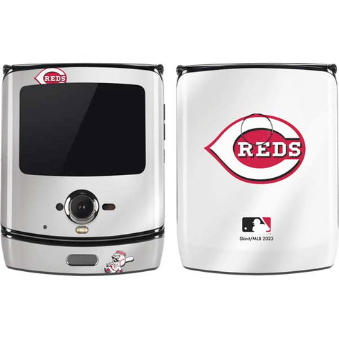 MLB Cincinnati Reds Home Jersey Motorola RAZR Skin