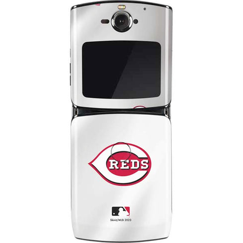 MLB Cincinnati Reds Home Jersey Motorola RAZR Skin