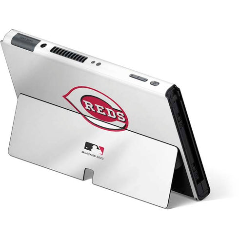 MLB Cincinnati Reds Home Jersey Nintendo Switch OLED (2021) Skin