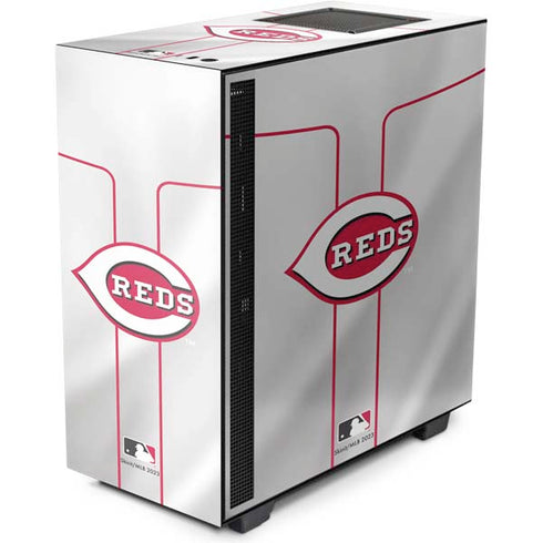 MLB Cincinnati Reds Home Jersey NZXT H510 Compact ATX Mid-Tower Case Skin