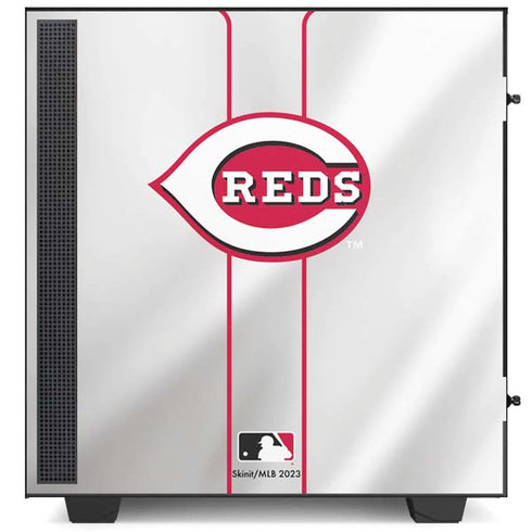 MLB Cincinnati Reds Home Jersey NZXT H510 Compact ATX Mid-Tower Case Skin
