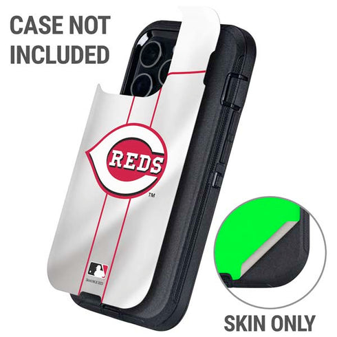 MLB Cincinnati Reds Home Jersey Otterbox Defender iPhone Skin