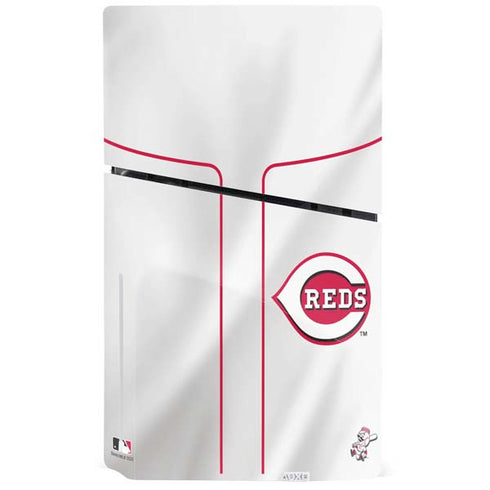 MLB Cincinnati Reds Home Jersey PS5 Slim Disk Console Skin