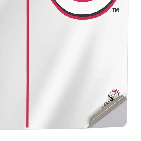 MLB Cincinnati Reds Home Jersey PS5 Slim Disk Console Skin