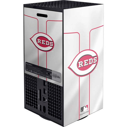 MLB Cincinnati Reds Home Jersey Xbox Series X Console Skin