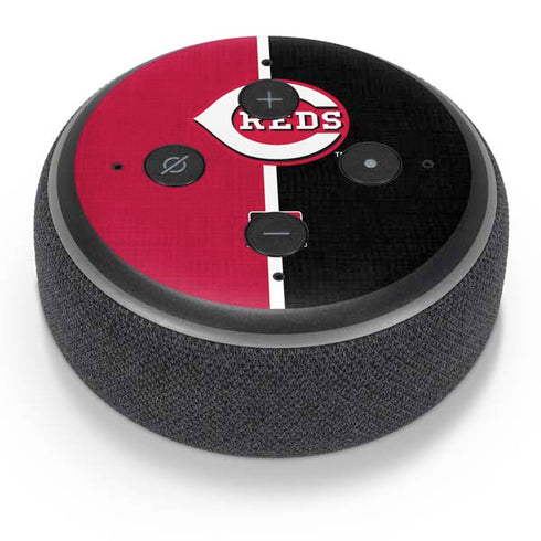 MLB Cincinnati Reds Split Amazon Echo Dot Skin