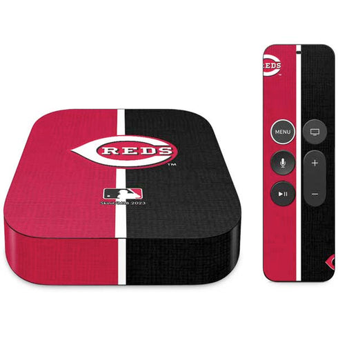 MLB Cincinnati Reds Split Apple TV Skin