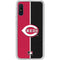 MLB Cincinnati Reds Split Galaxy A10e Clear Case