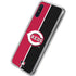 MLB Cincinnati Reds Split Galaxy A10e Clear Case