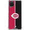 MLB Cincinnati Reds Split Galaxy A12 Clear Case