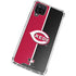 MLB Cincinnati Reds Split Galaxy A12 Clear Case