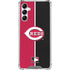 MLB Cincinnati Reds Split Galaxy A15 5G Clear Case