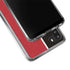 MLB Cincinnati Reds Split Galaxy A21 Clear Case