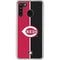 MLB Cincinnati Reds Split Galaxy A21 Clear Case