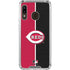 MLB Cincinnati Reds Split Galaxy A30 Clear Case