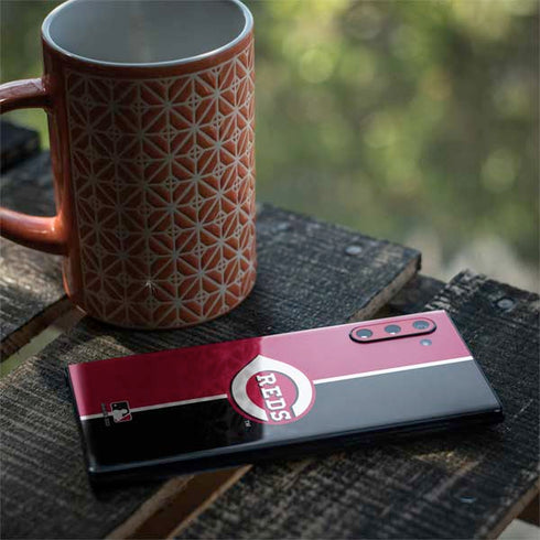 MLB Cincinnati Reds Split Galaxy Note 10 Skin