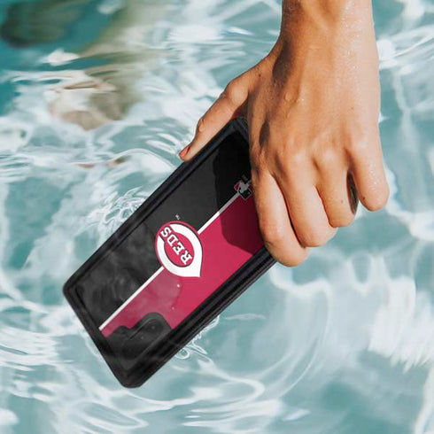 MLB Cincinnati Reds Split Galaxy Note 10 Waterproof Case