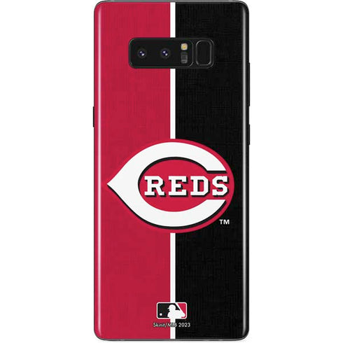 MLB Cincinnati Reds Split Galaxy Note 8 Skin