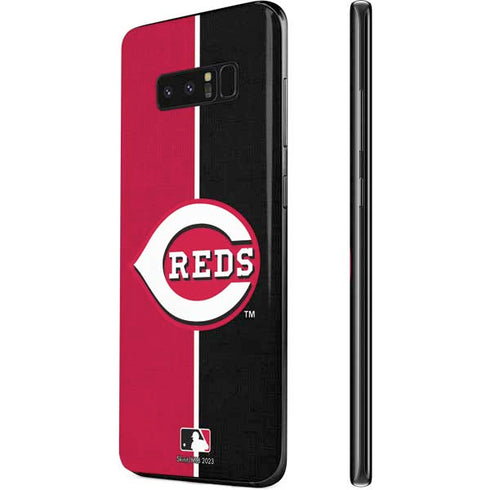 MLB Cincinnati Reds Split Galaxy Note 8 Skin