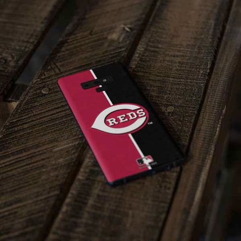 MLB Cincinnati Reds Split Galaxy Note 9 Skin