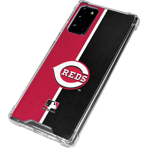 MLB Cincinnati Reds Split Galaxy Note20 5G Clear Case
