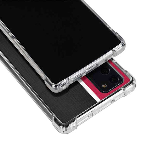 MLB Cincinnati Reds Split Galaxy Note20 5G Clear Case